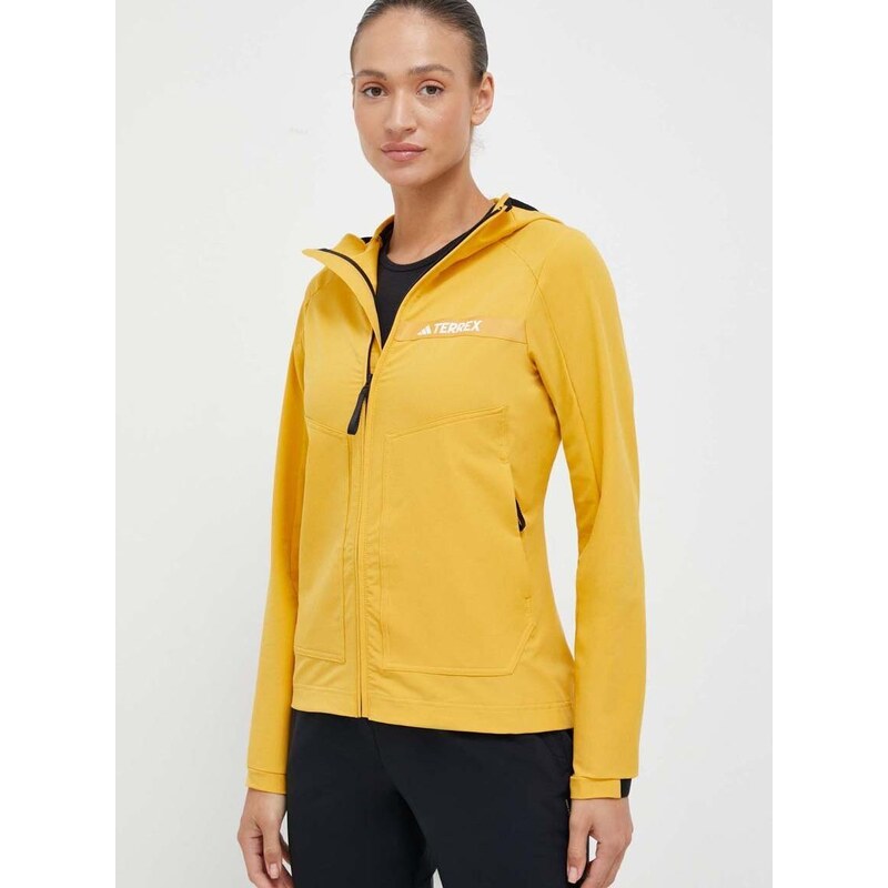 Outdoorová bunda adidas TERREX Multi žlutá barva