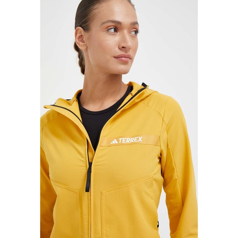 Outdoorová bunda adidas TERREX Multi žlutá barva