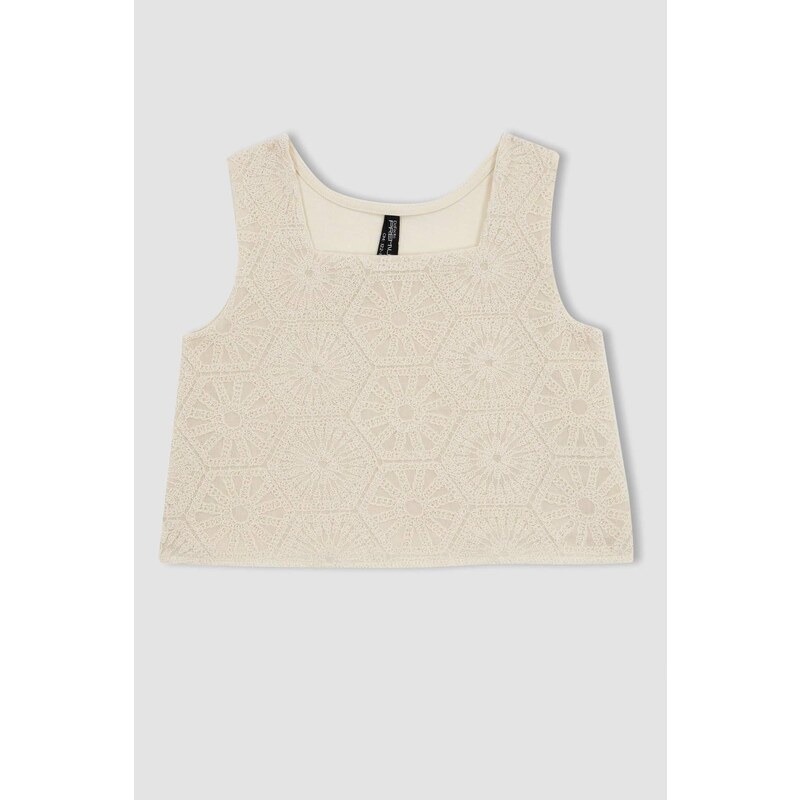 DEFACTO Girl Crew Neck Singlet