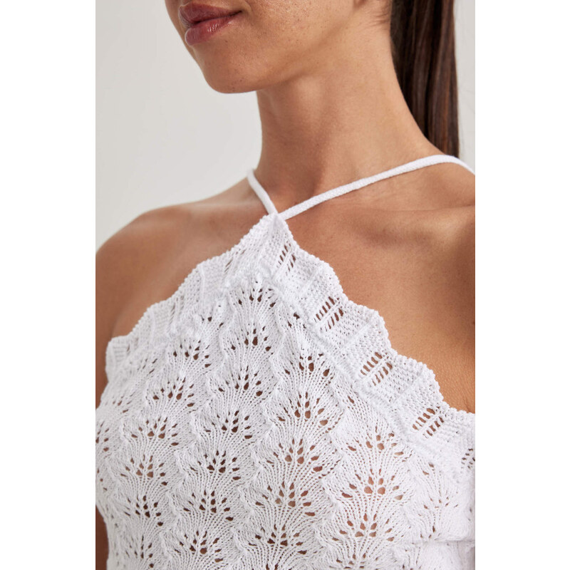 DEFACTO Fitted Lace Undershirt