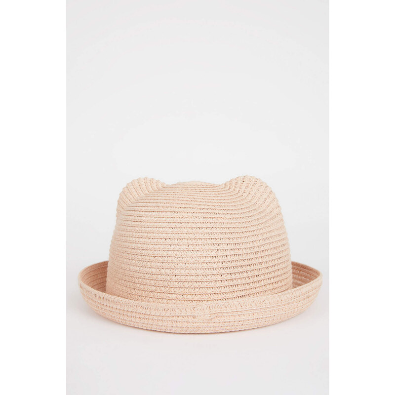 DEFACTO Girl Embroidered Straw Hat