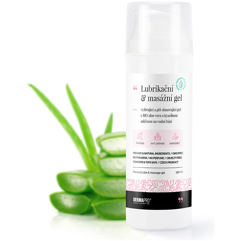 Lubrikační & masážní gel DERMAPRO 150 ml (DP003)