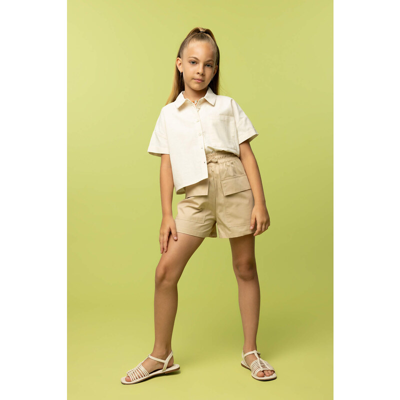 DEFACTO Girl Cargo Fit Short