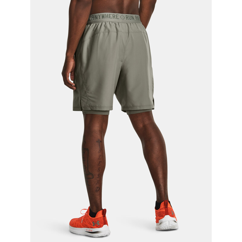 Under Armour Kraťasy RUN ANYWHERE SHORT-GRN - Pánské