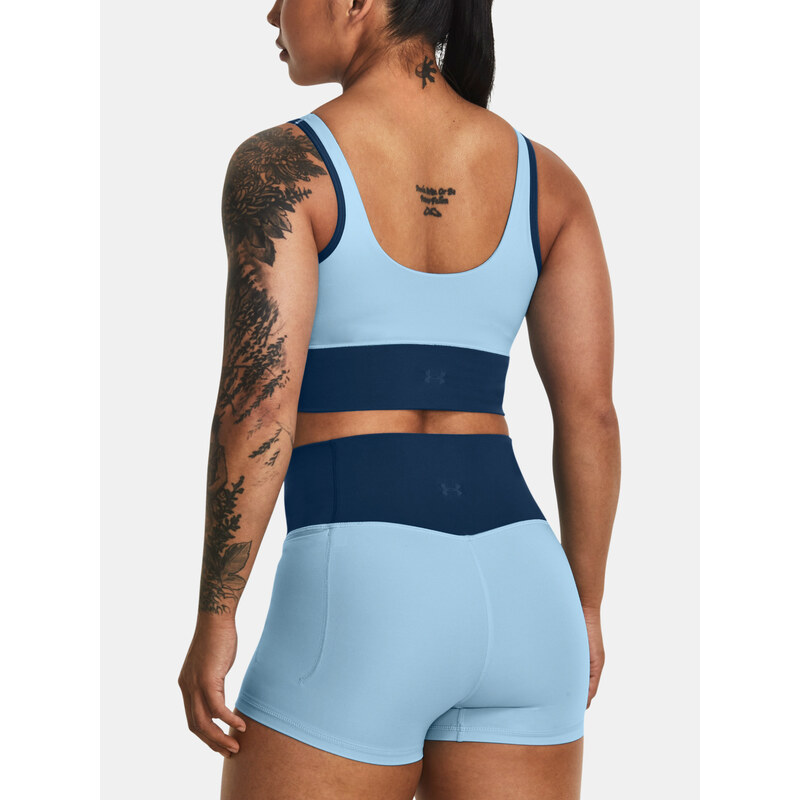 Under Armour Tílko Meridian Fitted Crop Tank-BLU - Dámské