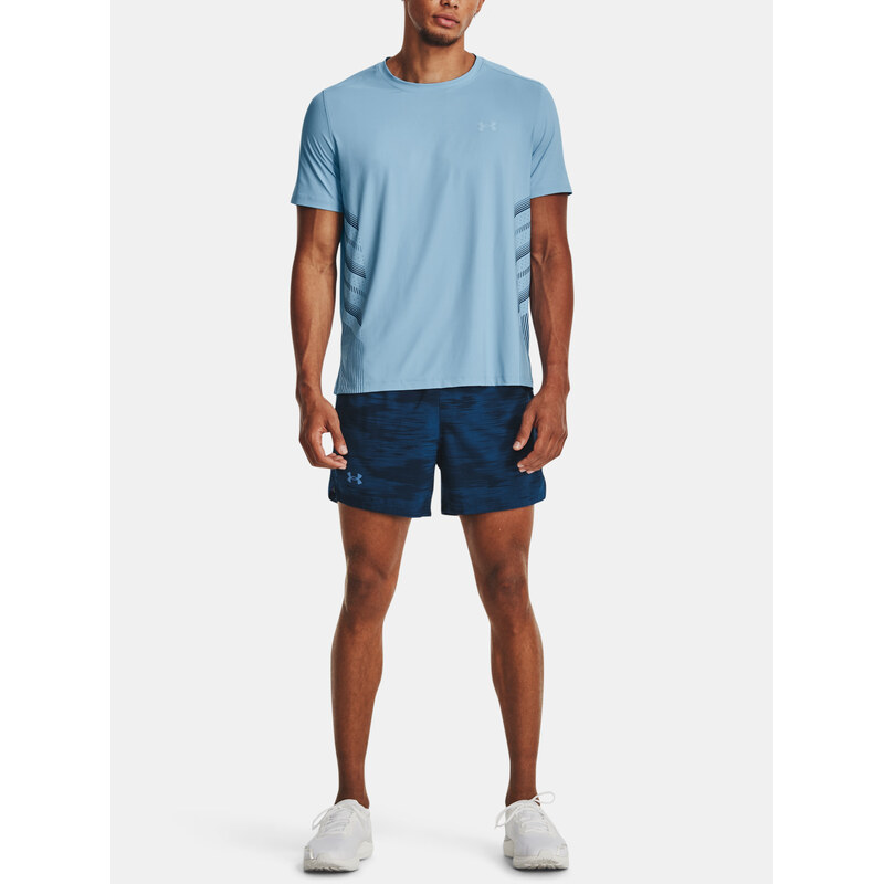 Under Armour Tričko UA LASER SHORTSLEEVE-BLU - Pánské