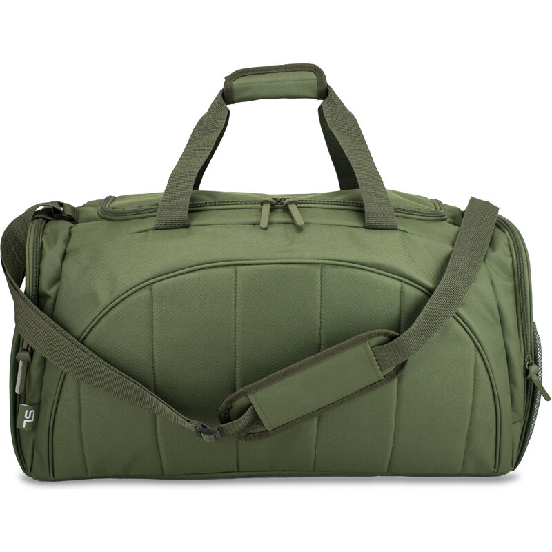 Semiline Fitness_Travel Bag A3029-3 Khaki