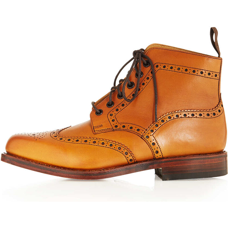 Traditional Brogue Boot by LOAKE for Topshop