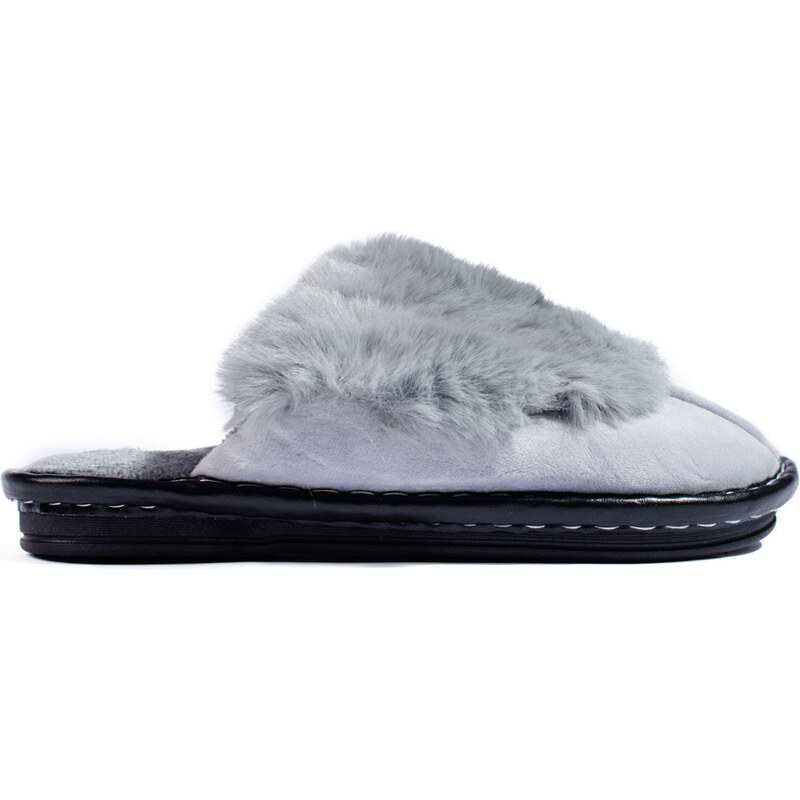 Women's gray comfortable Shelvt slippers