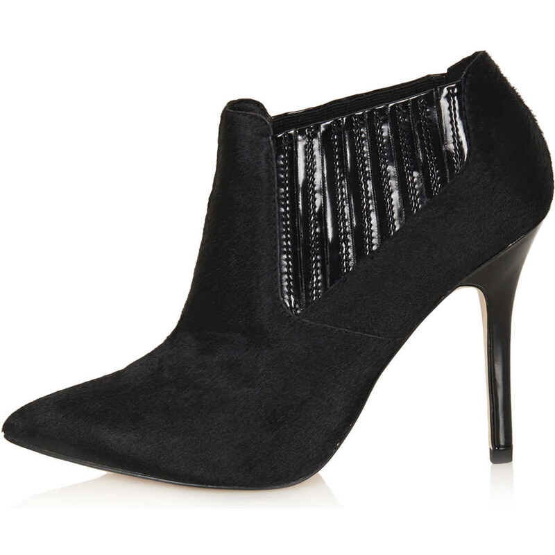 Topshop GRIPPED Pointed Shoe Boots