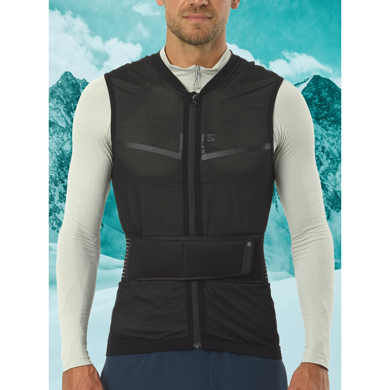 Pánský chránič páteře Salomon Flexcell Pro Vest Black