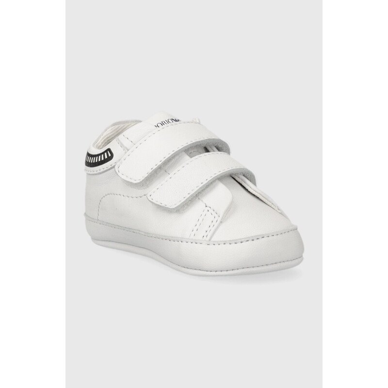 Dětské sneakers boty Emporio Armani bílá barva