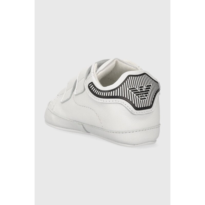 Dětské sneakers boty Emporio Armani bílá barva