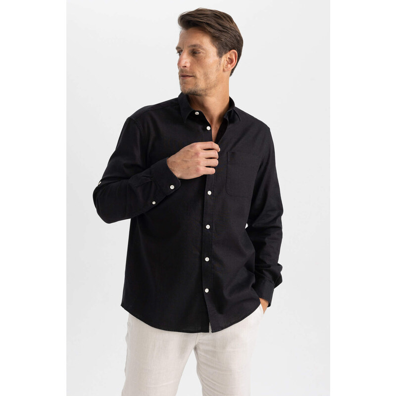 DEFACTO Regular Fit Long Sleeve Shirt