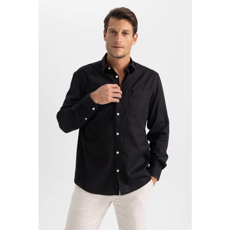 DEFACTO Regular Fit Long Sleeve Shirt