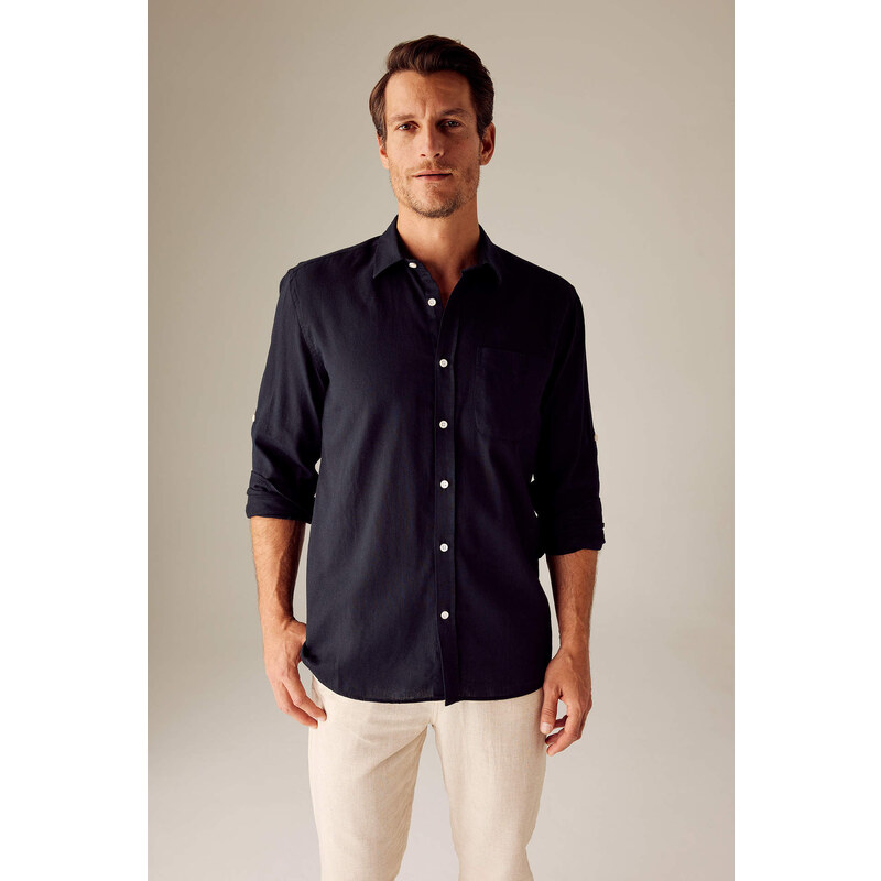 DEFACTO Regular Fit Long Sleeve Shirt