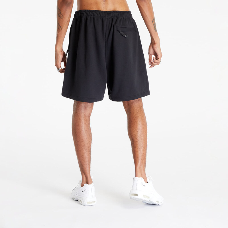 Pánské kraťasy Nike Solo Swoosh Men's French Terry Shorts Black/ White