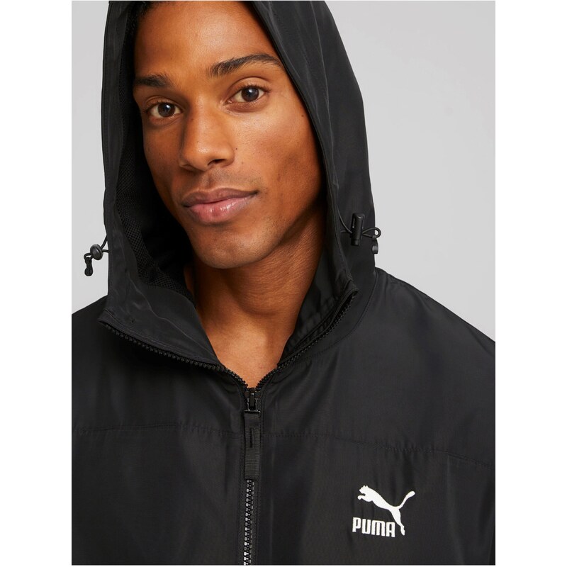 Černý pánský lehký anorak Puma Windbreaker - Pánské