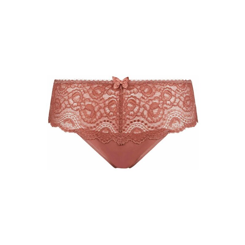 PLAYTEX FLOWER ELEGANCE MIDI - Women's lace naked cars (boxers) - light brown