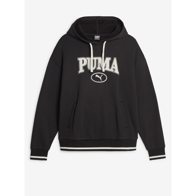 Černá dámská mikina s kapucí Puma Squad - Dámské