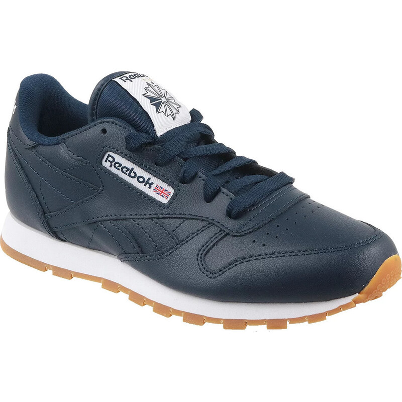 TMAVĚ MODRÉ DĚTSKÉ TENISKY REEBOK CLASSIC LEATHER Tmavě modrá