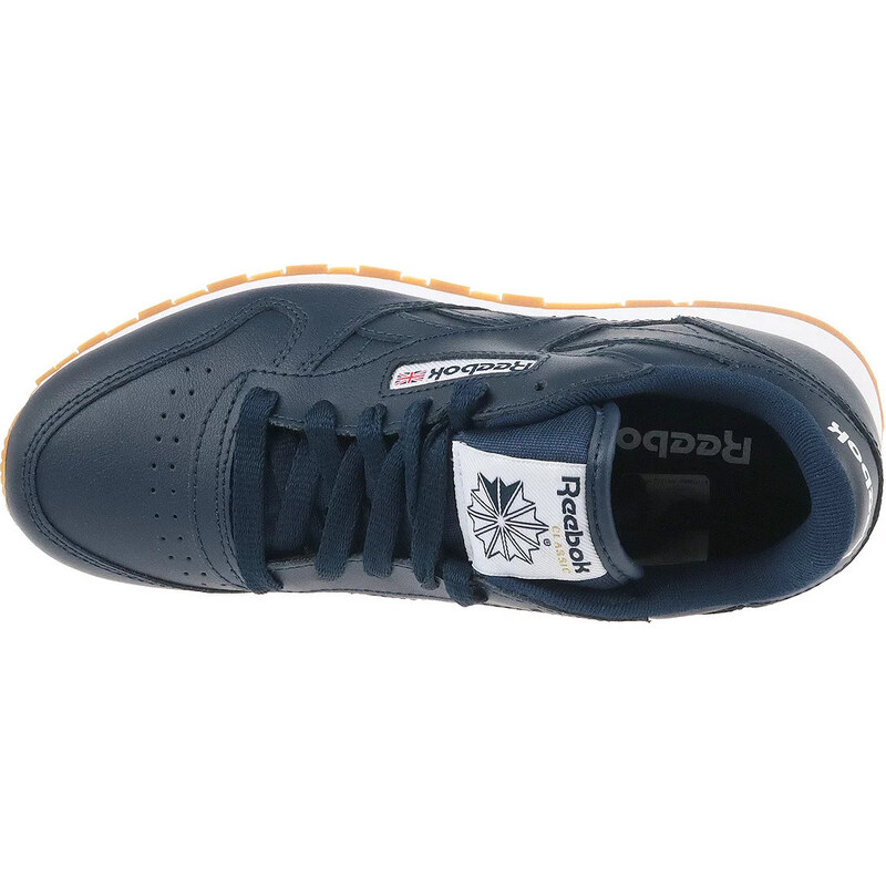 TMAVĚ MODRÉ DĚTSKÉ TENISKY REEBOK CLASSIC LEATHER Tmavě modrá