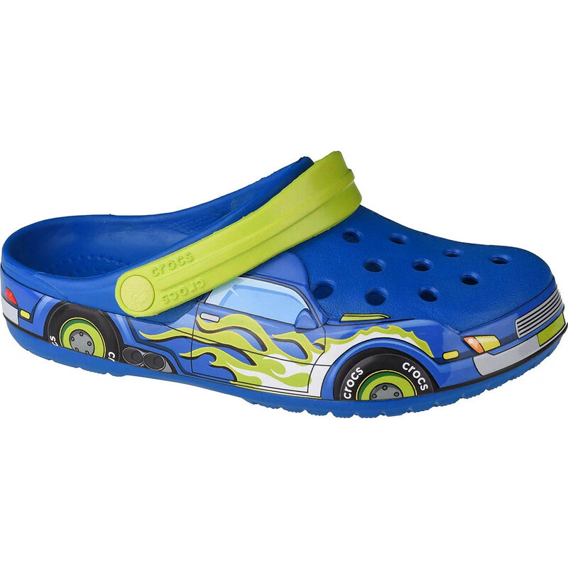 MODRÉ CHLAPECKÉ NAZOUVÁKY CROCS FUN LAB TRUCK BAND CLOG Modrá