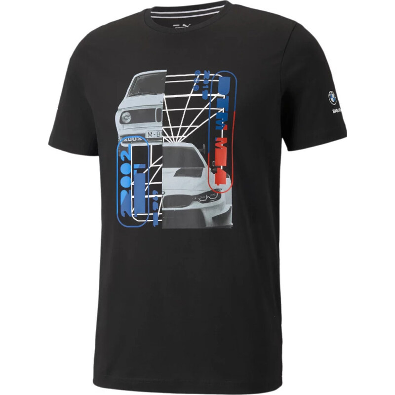 ČERNÉ PÁNSKÉ TRIČKO PUMA BMW MOTORSPORT GRAPHIC TEE Černá