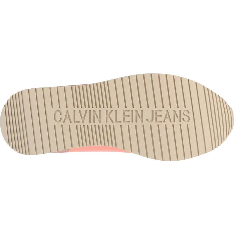 RŮŽOVÉ DÁMSKÉ TENISKY CALVIN KLEIN RUNNER LACEUP Meruňková