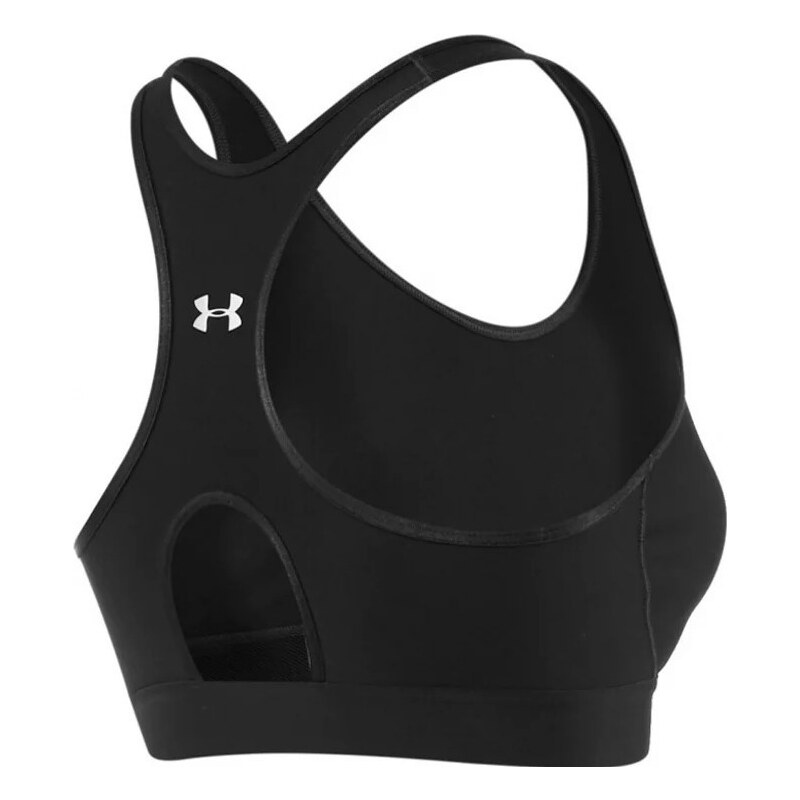 ČERNÁ SPORTOVNÍ PODPRSENKA UNDER ARMOUR ARMOUR MID KEHOLE BRA