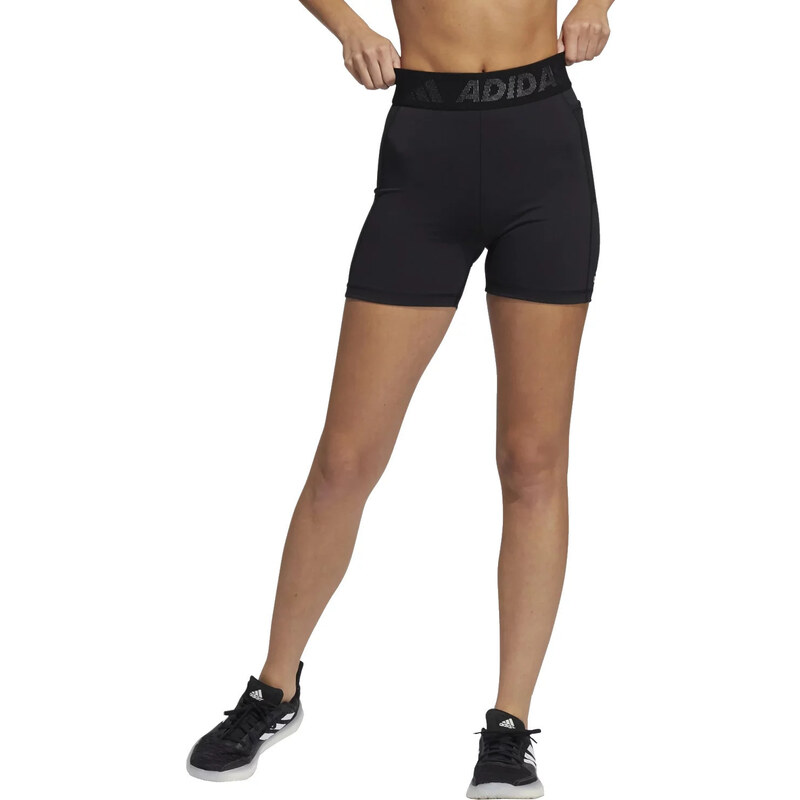 ČERNÉ DÁMSKÉ BIKER SHORTS ADIDAS TECHFIT BADGE OF SPORT SHORT TIGHTS Černá