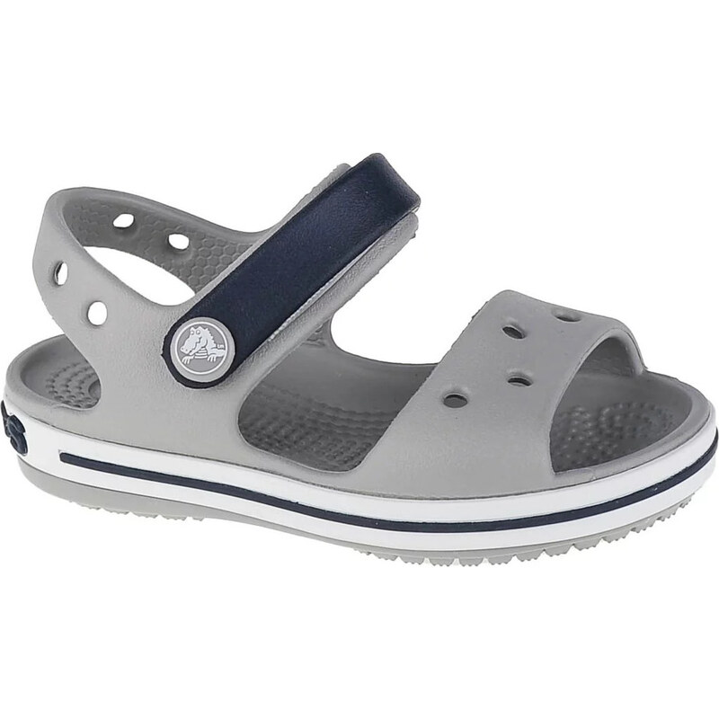 Šedé sandály Crocs Crocband Sandal Kids 12856-01U