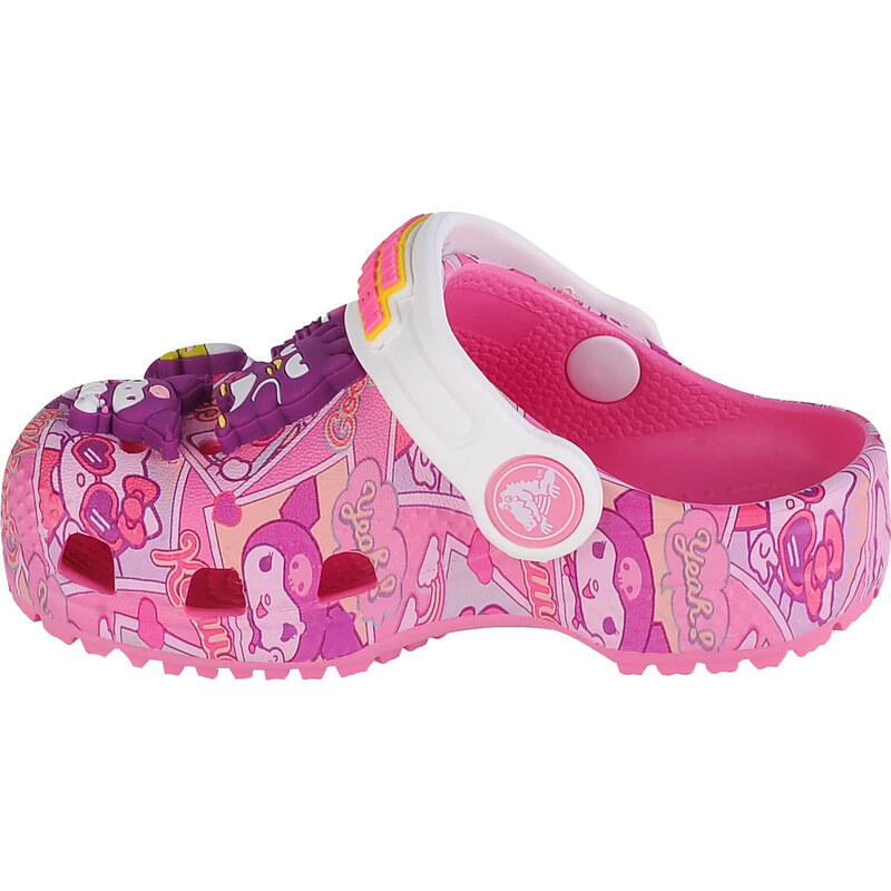 RŮŽOVÉ DÍVČÍ TENISKY CROCS HELLO KITTY AND FRIENDS CLASSIC CLOG Tmavě růžová