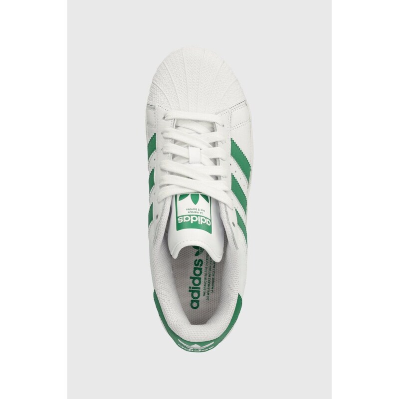 Kožené sneakers boty adidas Originals Superstar bílá barva, IF3002