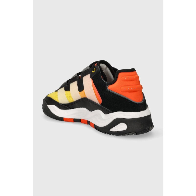 Kožené sneakers boty adidas Originals Niteball černá barva, ID8074