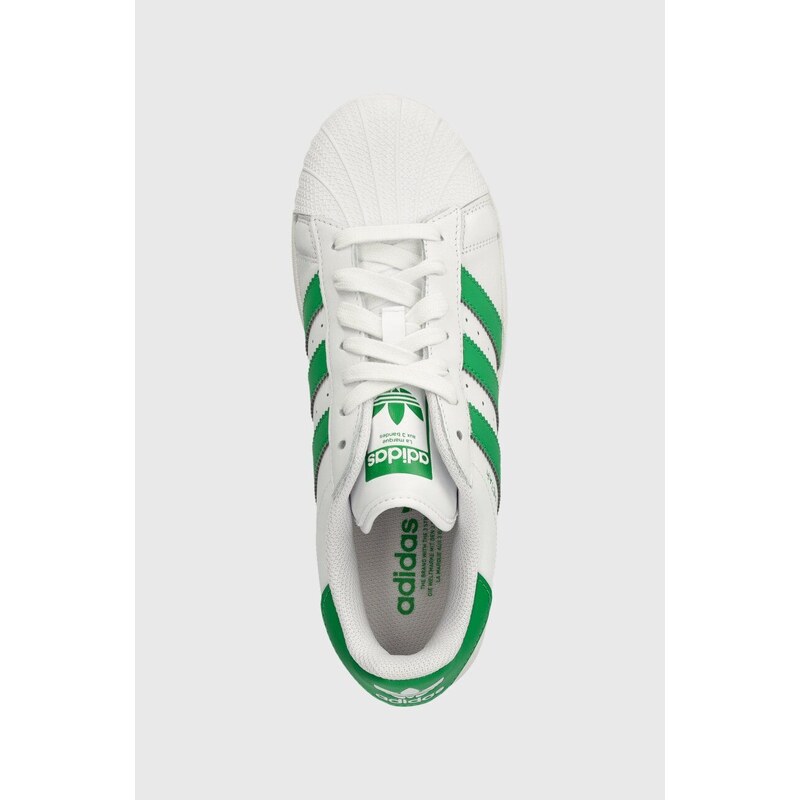 Kožené sneakers boty adidas Originals Superstar XLG bílá barva, IF8069