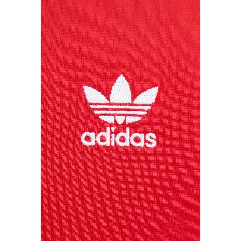 Mikina adidas Originals pánská, červená barva, s aplikací, IJ7060