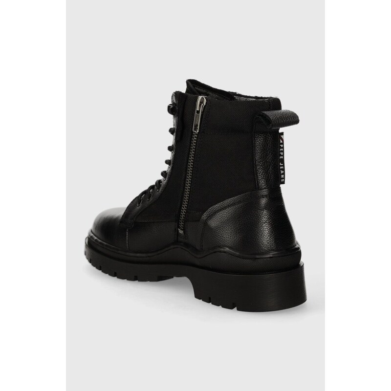 Boty Pepe Jeans BRAD BOOT pánské, černá barva, PMS50234