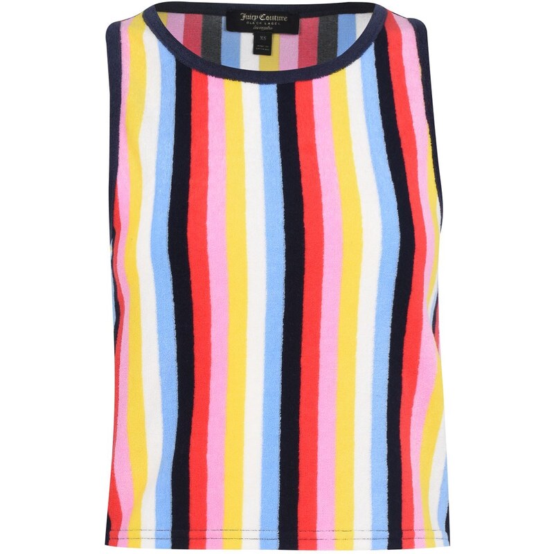 Juicy Couture Sleeveless Microterry Striped Tank