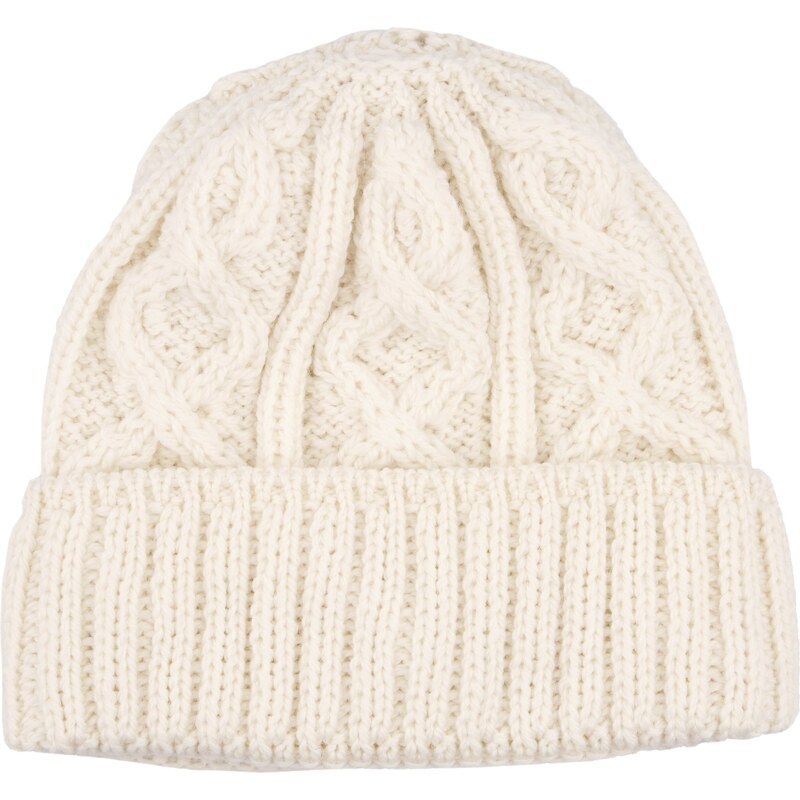 Vlnka Vlněná čepice Diamond Supersoft Merino přírodní 101331502