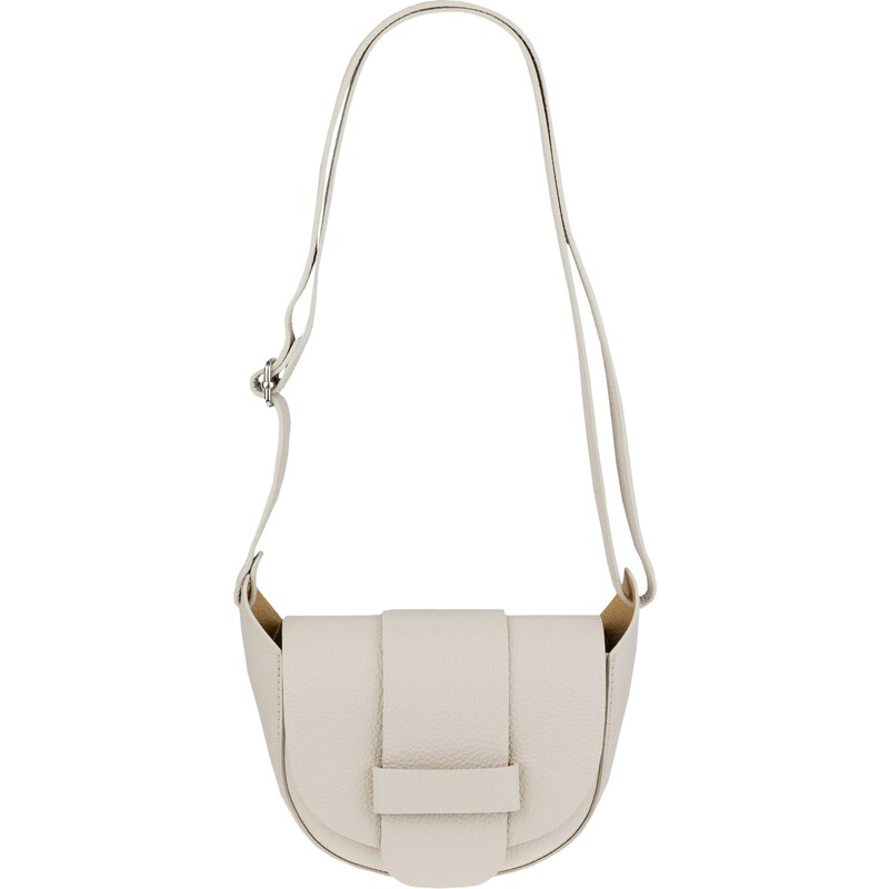 NovaKabelka.cz Kožená kabelka crossbody Roberta Beige