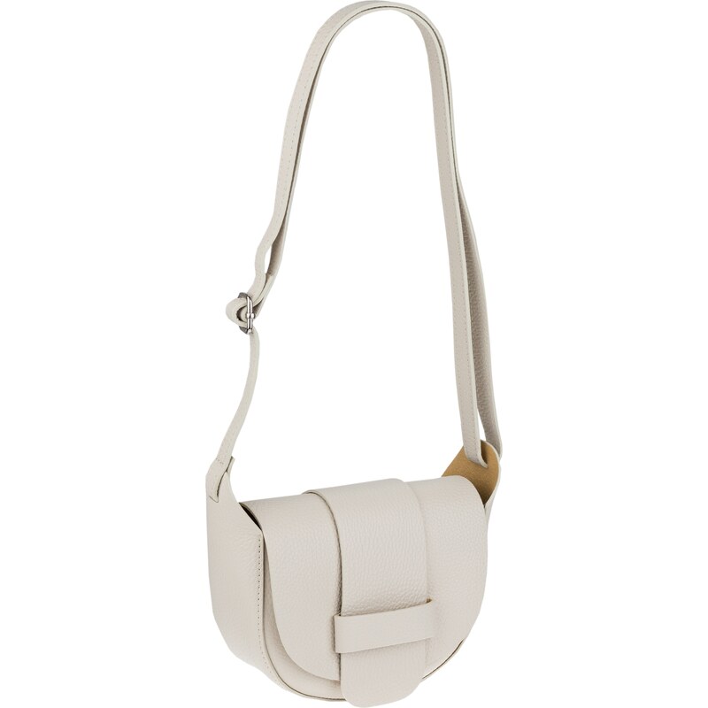 NovaKabelka.cz Kožená kabelka crossbody Roberta Beige