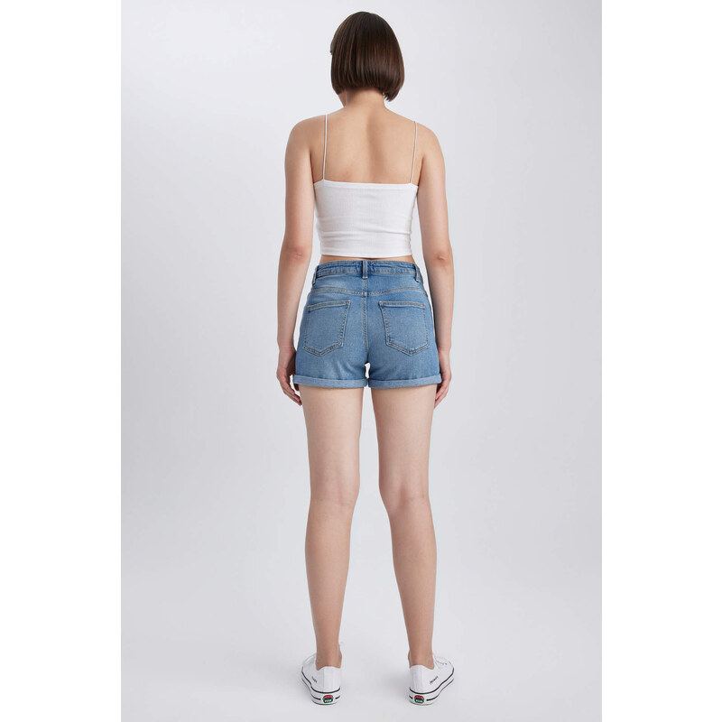 DEFACTO Normal Waist Folded Leg Short