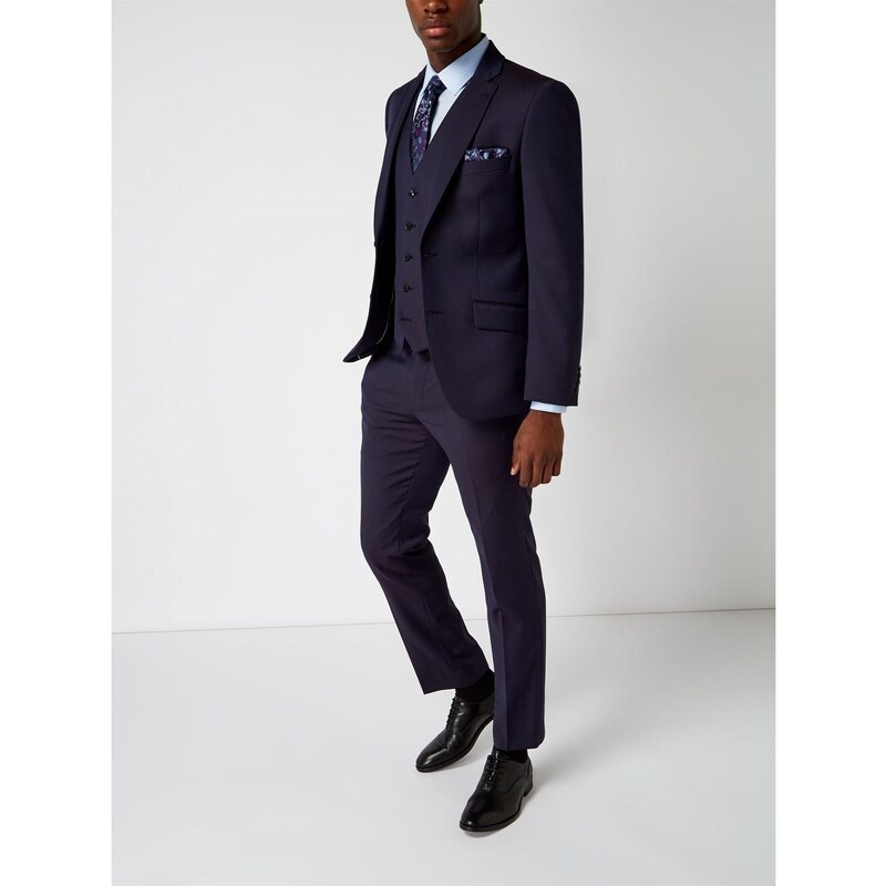 Turner and Sanderson Sanders Slim Fit Twisted Twill Suit Jacket