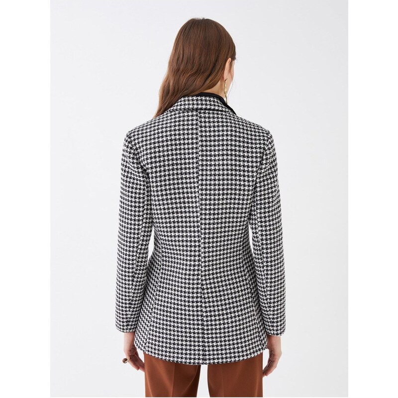 LC Waikiki Crowbar Pattern Women's Long-Sleeved Jacket