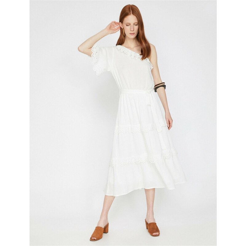 Koton Letní bílé šaty