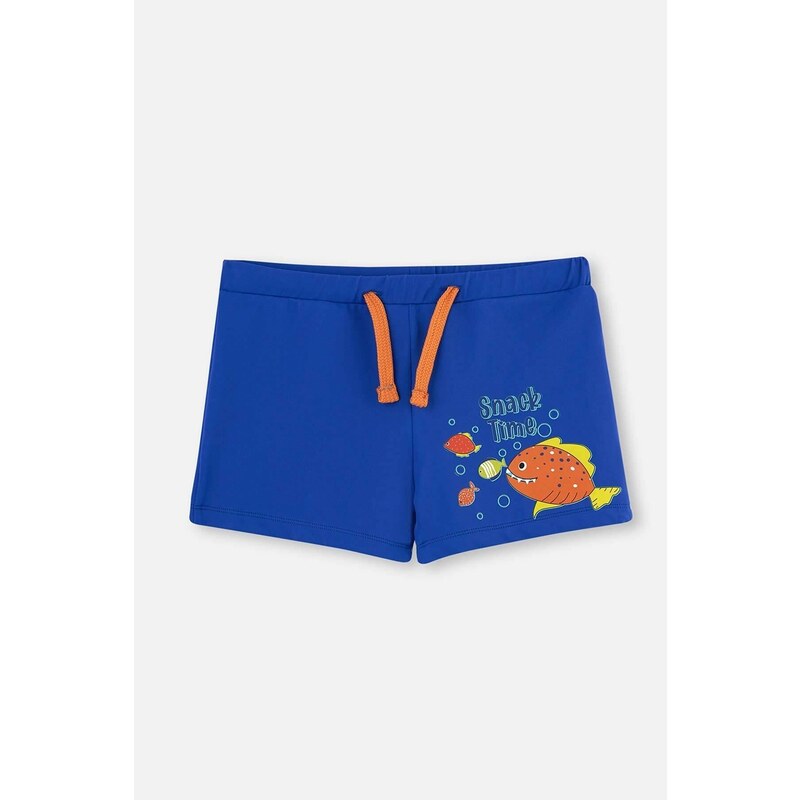 Dagi Blue Fish Print. Shorts