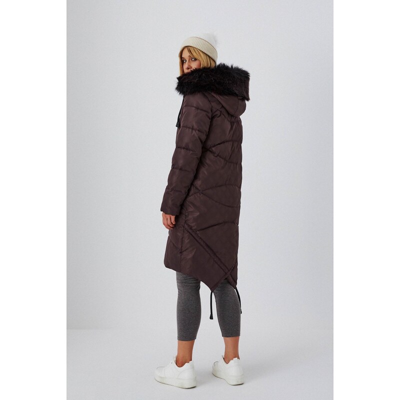 Moodo Padded coat with a hood