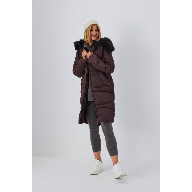 Moodo Padded coat with a hood