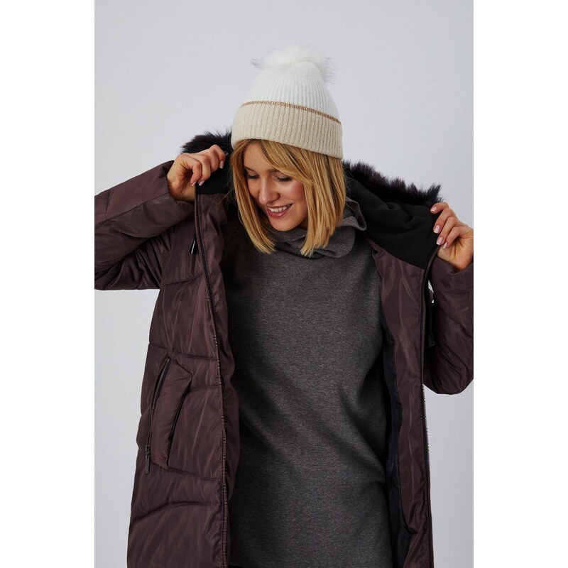 Moodo Padded coat with a hood